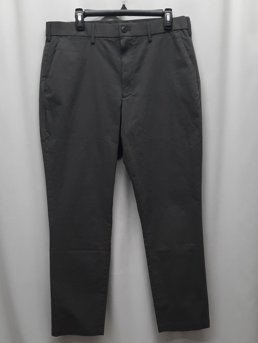 GAP Mens Pants 36x30 Soft Black Slim Performance Chino Chinos Stretch Casual 36